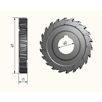 Fresas de disco de metarl duro