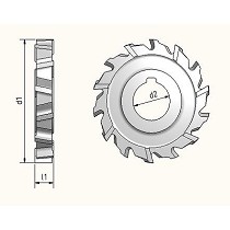 Fresas de disco de acero rpido HSSE