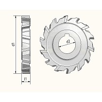 Fresas de disco de acero rpido HSSE