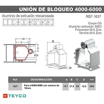 Unin de bloqueo 4000-6000