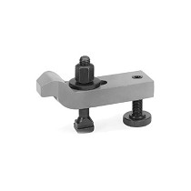 Bridas contra-acodadas con tornillo de ajuste