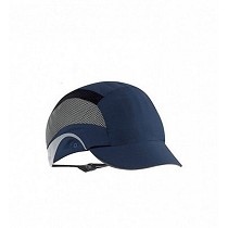 Gorra de seguridad azul visera 5 cm marino