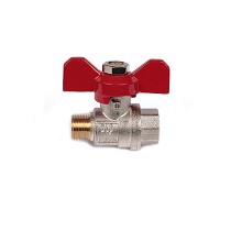 Vlvulas de mariposa macho/hembra de latn