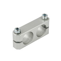 Brida doble para fijacin en cruz