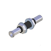 Soporte de cuerpo fileteado rotativo