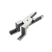 Cuchillas acodadas para plstico