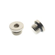 Tapones hexgono interior macho cilndrico, junta NBR