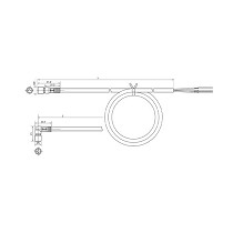 Tornilo M8 - cable conector 3 hilos