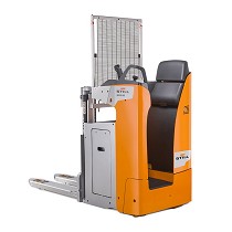 Apiladores transpaletas dobles de conductor montado