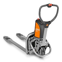 Transpaletas elctricas con conductor a pie