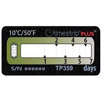 Etiquetas de control de cadena del fro