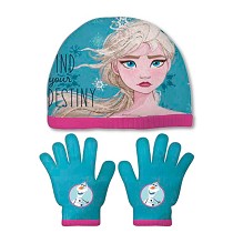 Conjunto gorro y guantes de Frozen