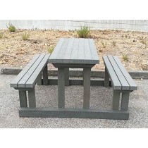 Mesa de picnic de plstico reciclado