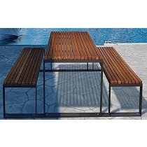 Mesa de picnic de plstico reciclado