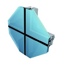 Sistema de muro cortina estructural