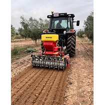 Grada rotativa con sembradora neumtica