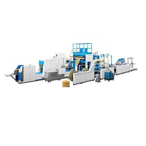 Mquina para hacer bolsas de papel de fondo cuadrado