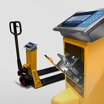 Transpaleta pesadora