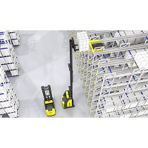 Sistema para la manipulacin de palets con AGV