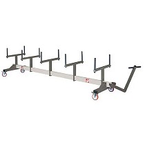 Carro portaperfiles de aluminio