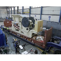 Machacadora, trituradora y criba