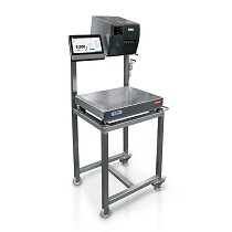 Carro movil de pesaje y etiquetado manual