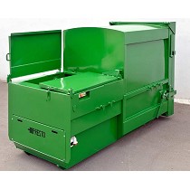 Contenedor compactador de deshechos hmedos