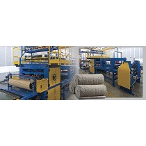 Lnea para la produccin de colchonetas acolchadas