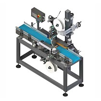 Cabezal etiquetador con transportador