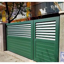 Cancelas de aluminio practicables