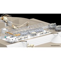 Plantas industriales de residuos y el tratamiento de minerales