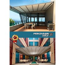 Prgolas sistema toldo plano