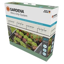 Set de micro-riego por goteo para huertas/parterres