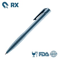 Bolgrafo detectable no retrctil con clip