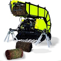 Empacadora para sarmientos y ramas de frutales