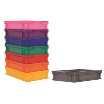 Bandejas apilables para uso alimentario