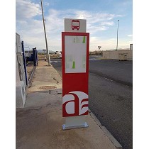 Poste parada de autobs