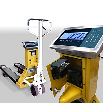 Transpaletas pesadoras con batera extrable