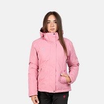 Chaquetas fibra rosa mujer