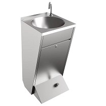 Lavabos con accionamiento con el pie