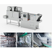 Equipos de lavado y secado de moldes de chocolate