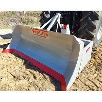 Pala empujadora reforzada