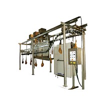 Lneas areas de escaldado de jamones