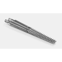 Husillos dobles contrarrotantes cnicos