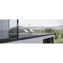 Barandillas de vidrio y aluminio