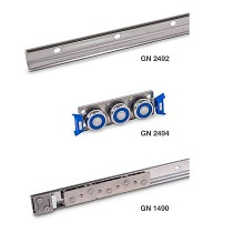 Carriles gua con sistema modular en acero inoxidable