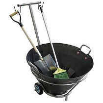 Carros de limpieza de acero inoxidable