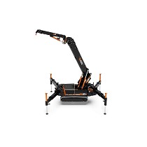 Gras compactas sobre oruga