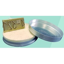 Tampones de aluminio redondos