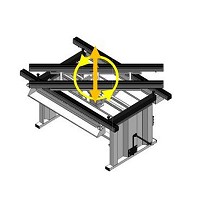 Bancos de trabajo de 4 brazos giratorios